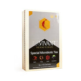 Lavivant, Korean Red Ginseng, Microbiotic Tea, with Reishi, Chaga, Jujube, Aronia, 100 Sachets in Wooden Box - GREEN LIFE CYPRUS